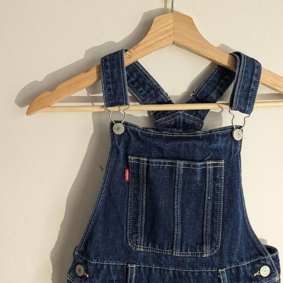 Levi's Girls Boyfriend Shortalls Overalls - Picture 3 of 8